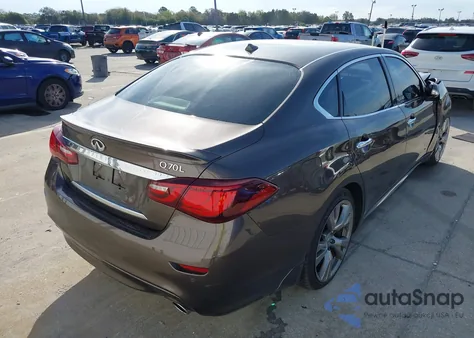 2018 Infiniti Q70L 3.7 Luxe из США, поврежденный, VIN JN1BY1PP7JM330855